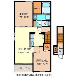 フォルシュ3丁目の物件間取画像